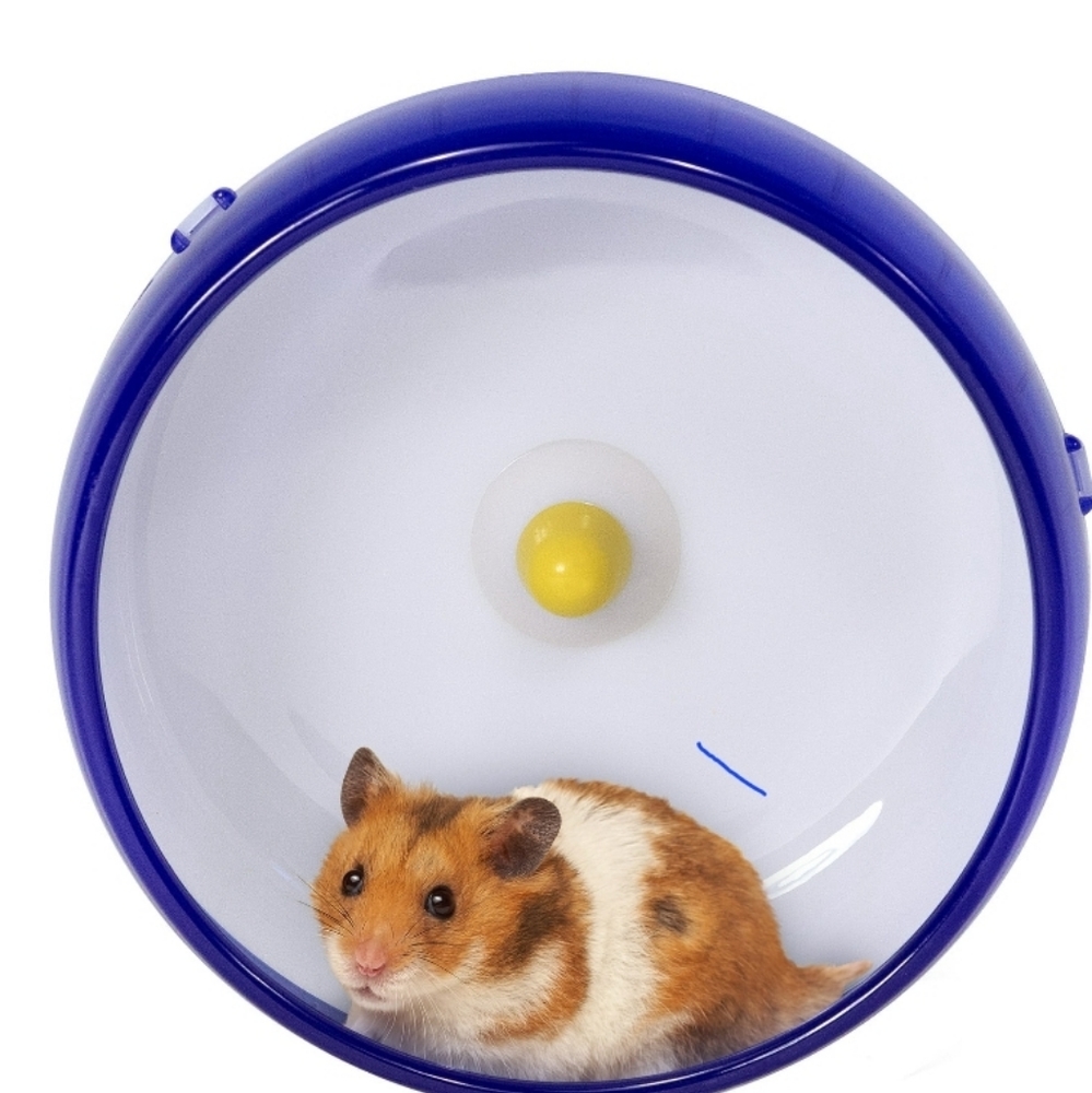 "Clip To Cage" Small Hamster Wheel  ( STAND NOT INCLUDED )